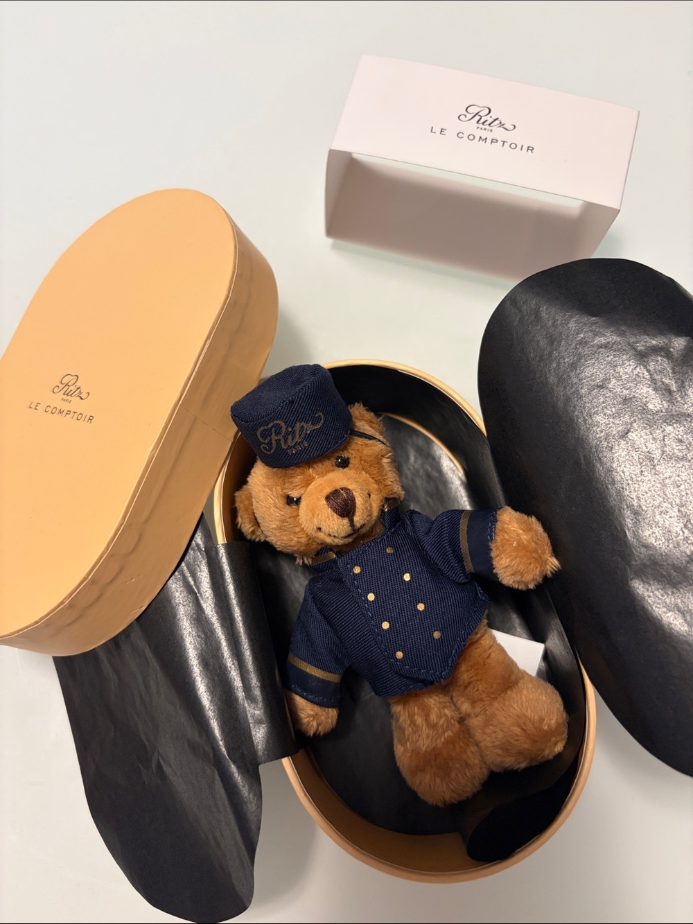 Ritz Paris teddy bear keychain